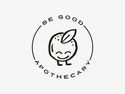 Be Good Apothecary badge illustration logo logo mark logodesign