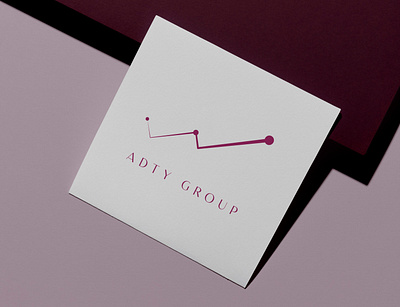 Adty Group brand identity branding design graphic design logo typography ui vector