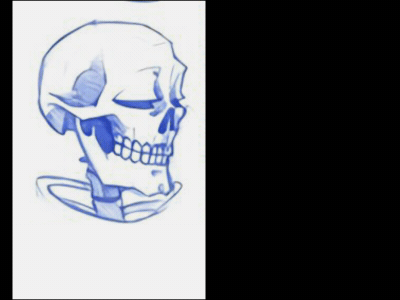 Wanna see my Bone? (WIP) 3d black death hand head joke phrase skeleton skull vulgar wip zbrush