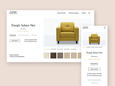 Ark Interiors Website