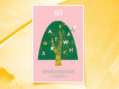 TypeHike: ARCH design illustration poster typehike typography