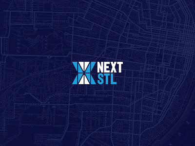 NextSTL branding design logo st. louis typography