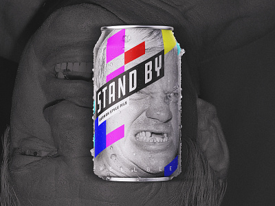 Rockwell: Stand By beer branding design logo packaging typography