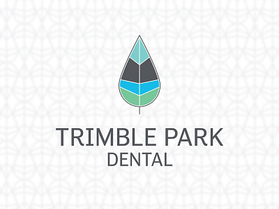 Trimble Park Dental Logo Design branding logo design pattern design