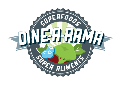 Dine-A-Rama logo identity illustration logo