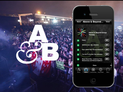 A&B iPhone Application apps creative direction design ipad iphone web