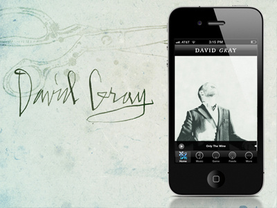 David Gray apps creative direction design ipad iphone web