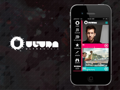 Ultra TV design iphone app
