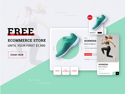 Еcommerce Web Design banner ad branding bulgaria ecommerce ecommerce app fitness online store sport store web design