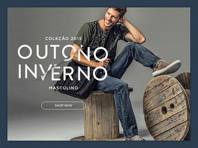 Cover Lookbook | Preview #1 autumn collection cover ecommerce fashion lookbook menswear shop ui website