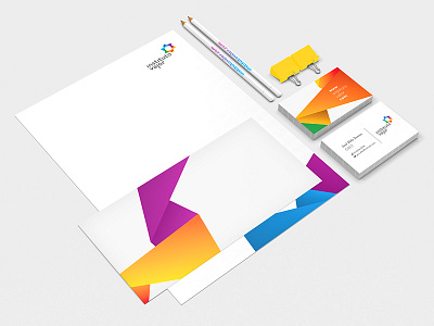 Branding Instituto Valor 3d brand branding color corporate design graphic institute logo paper