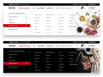 Menu ecommerce black commence food information interaction menu photo store unsplash visual design white wine