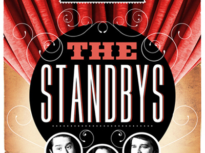 Standbys design documentary film poster illustration ornate poster typography