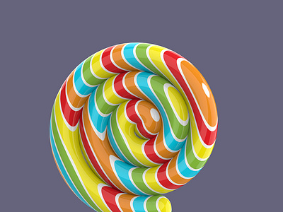 Classic Lollipop 3d design graphic design illustration rendering ux