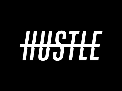Hustle. (updated) black do more hustle illustrator logo type vector white