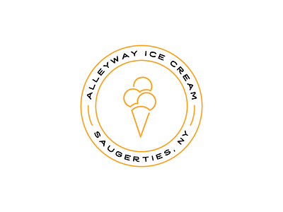 Alleyway Ice Cream logo seal