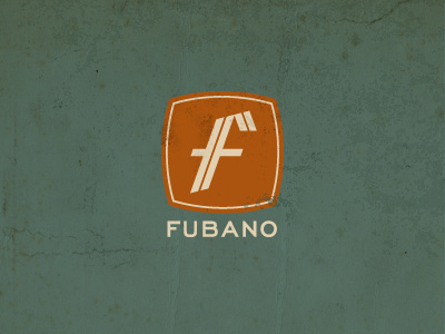 Fubano f logo simple texture