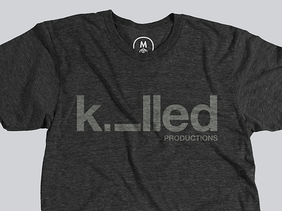 Killed Productions T-Shirt clever fun heisler identity killed logo logotype productions sean shirt
