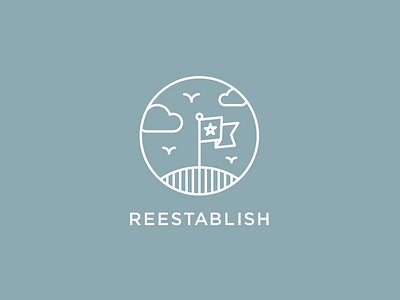 Reestablish branding heisler icon logo logotype positive reestablish sean series