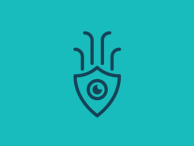 SQID 2 branding identity lock logo minimal modern padlock security simple software squid