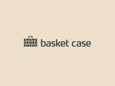 Basket Case bag basket case fun identity logo logotype minimal modern simple