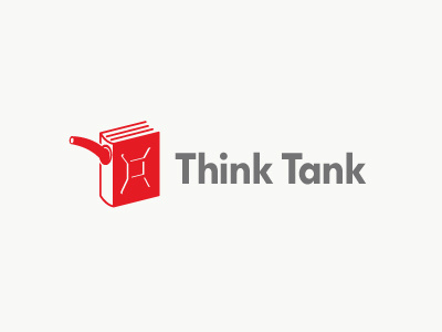 Think Tank Consulting can consulting fuel fun gas identity logo logotype modern simple sleek tank think