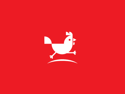 Hen chicken hen logo logotype minimal modern rooster simple