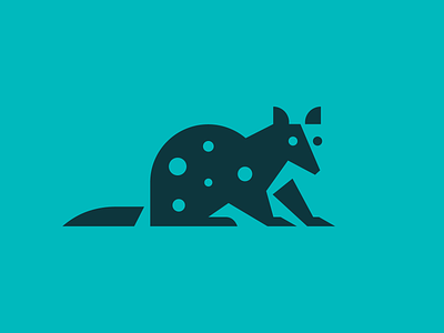 Quoll - Logo Concept animal heisler identity logo minimal modern negative space quoll rodent simple
