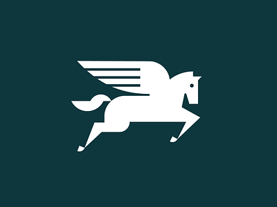 Zendesk Team Pegasus animal branding heisler horse identity logo minimal pegasus simple wings zendesk