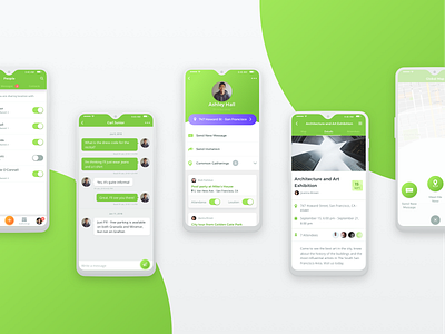 Gatha App UI app app design design green maps mobile ux