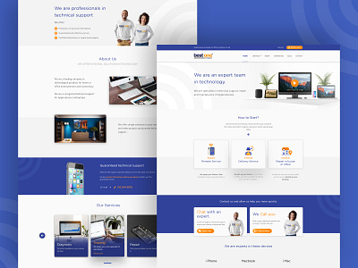 Web Design blue design tech ui uiux ux web web design