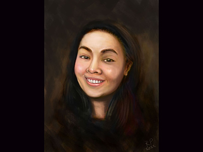 Myra 2dart digital painting krita portrait art