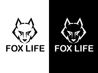 FOX LIFE Logo branding graphic design illustration logo logo branding logo design