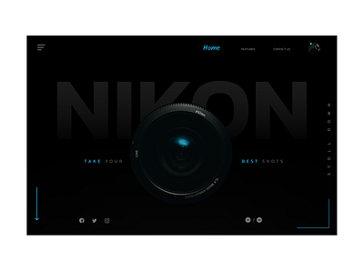 nikon app branding design graphic design illustration logo typography ui ux vector