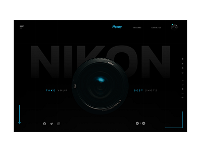nikon app branding design graphic design illustration logo typography ui ux vector
