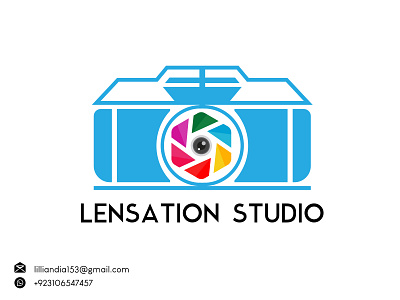 Lensation Studio Logo Design branding business logo business logo design creative logo design graphic design illustration logo logo design phptpgraphy logo professional logo ui