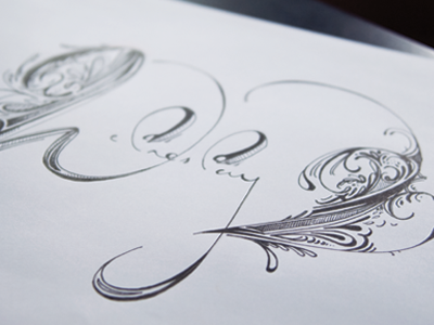 Sketch | Wednesday freehand ink lettering