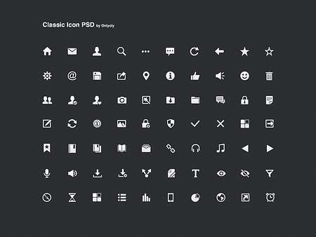 Classic Icon PSD by onlyoly on Dribbble