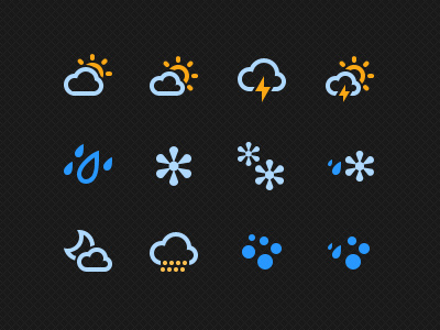 Weather Icon icon simple sina weather