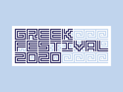 Greek Festival Badge Option 2