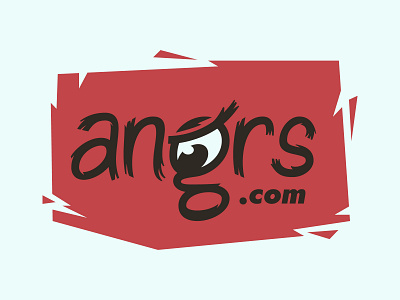 Angrs.com Logo Concept 2 anger angrs angry brand custom domain emotion feeling internet logo mad name online script site type typography url web wordmark