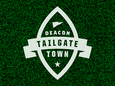 Tailgate Town Logo 3 deacon football logo sports tailgate town wake forest winston salem