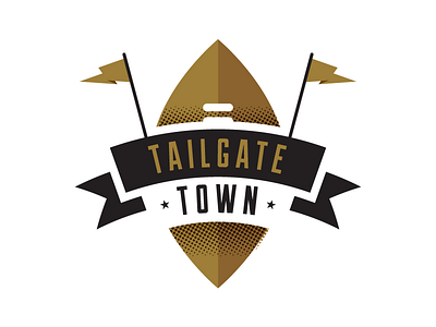Tailgate Town Logo 4 deacon football logo sports tailgate town wake forest winston salem