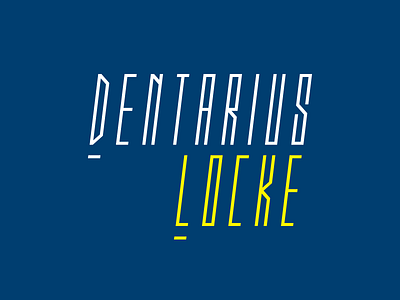 Dentarius Locke Custom Type custom custom type dentarius field lock locke name run sprint track type word