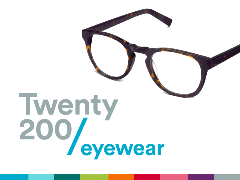 Twenty200 Branding brand clinic eye eyewear glasses ifb optical store the variable twenty200 veteran vision
