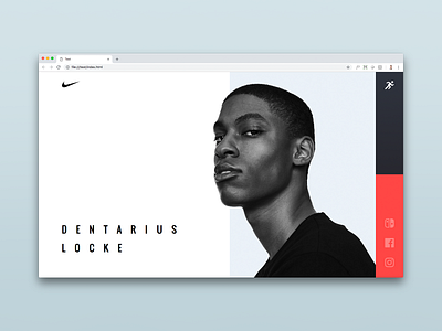 Nike Future HTML/CSS Build athlete branding code css html marathon minimal nike race runner site social store ui web
