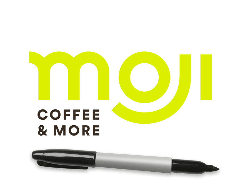 Moji Coffee Concept — Smile brand branding coffee community face happy joy logo moji non profit smile winston-salem
