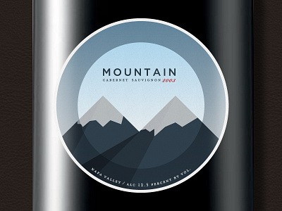 Wine Label alcohol bottle cabernet label mountain mountains napa range sauvignon sky vector vintage wine