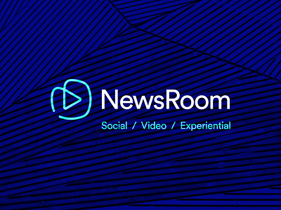 Newsroom Identity Concept 2 advertising agency brand content identity logo news newsroom production room social studio the variable video