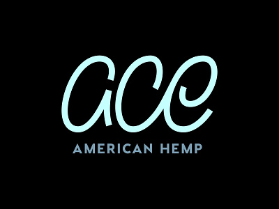 ACE, Concept 3 brand business cannabis cbd design dose drug farm freelance grow hemp identity logo marijuana medical medicine plant pot smoke wordmark